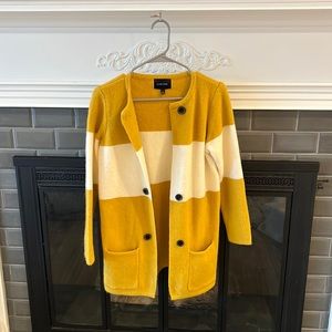 Open front, long cardigan